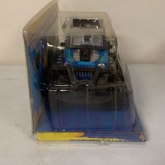 Monster Truck Blue Jeep With Forward Push Motion - Picture 4 of 5
